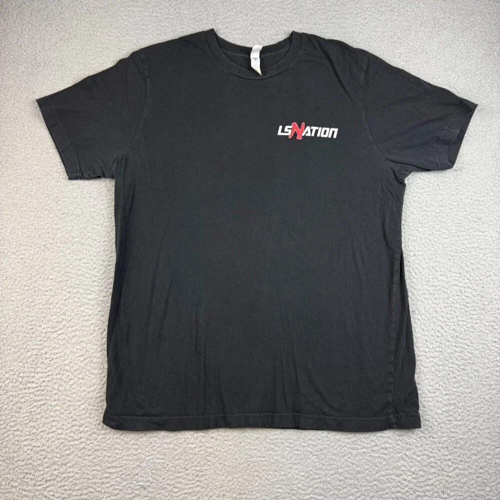 LS Nation Shirt Men's Extra Large GM Chevy Racing Cars Grim Reaper Short Sleeve - Picture 2 of 8